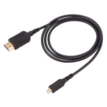 Micro HDMI preto para cabo HDMI